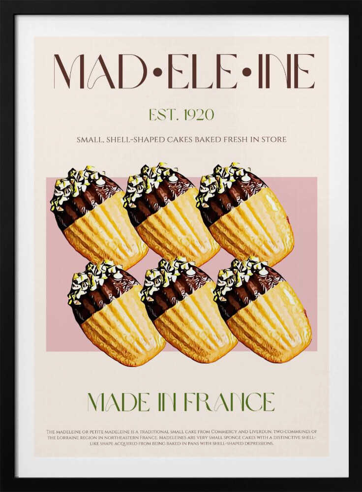 Französische Leckereien | Poster