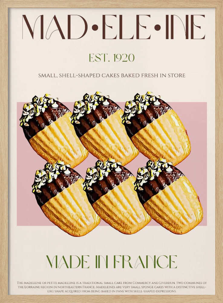Französische Leckereien | Poster
