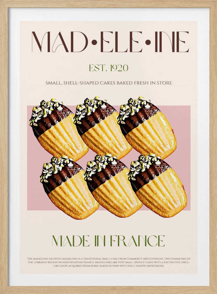 Französische Leckereien | Poster