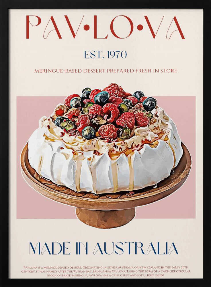 Beeren-Pavlova-Genuss | Poster