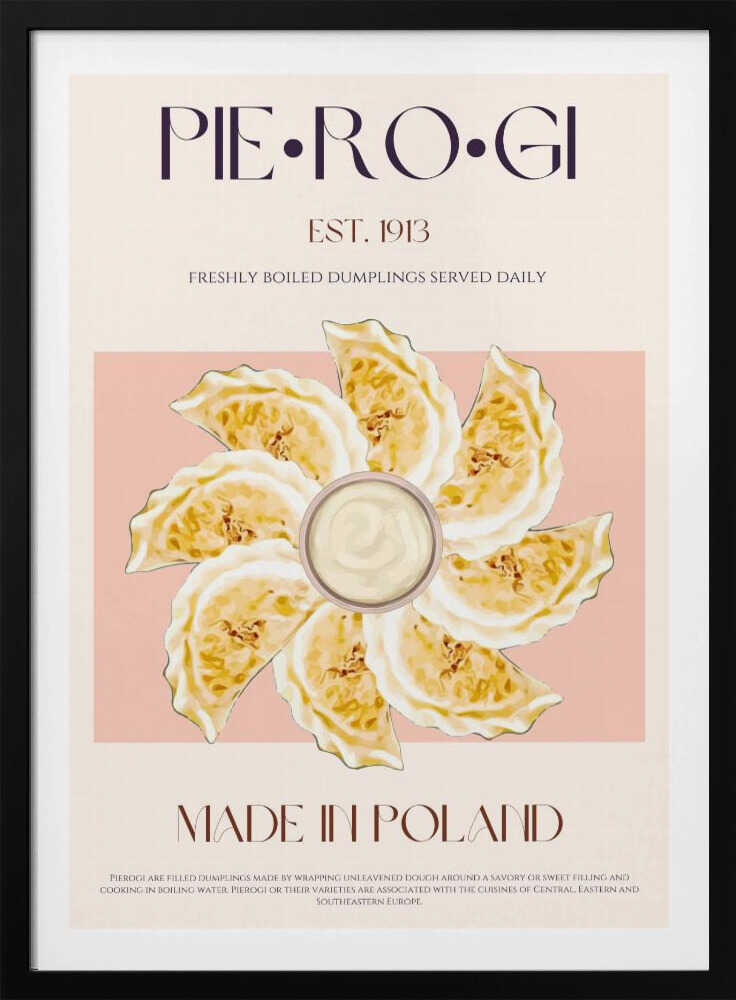 Polnische Teigtaschen-Leckerei | Poster