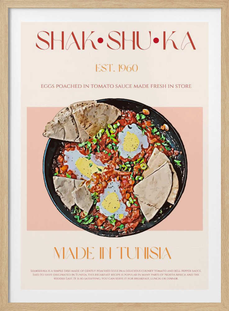 Tunesische Shakshuka | Poster