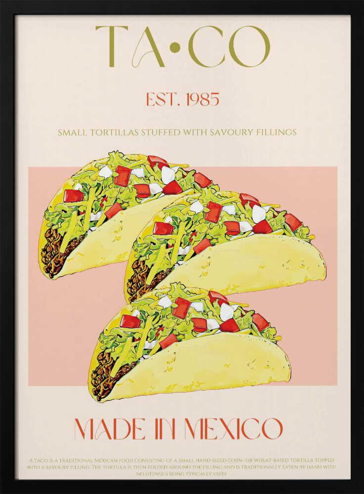 Délices de tacos | Affiche