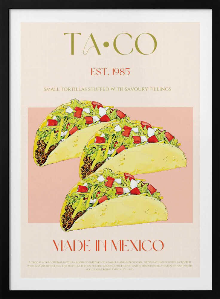 Délices de tacos | Affiche