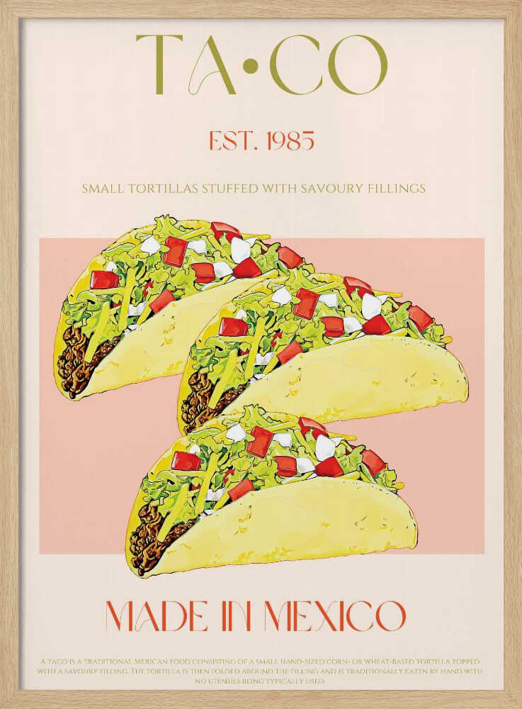 Délices de tacos | Affiche