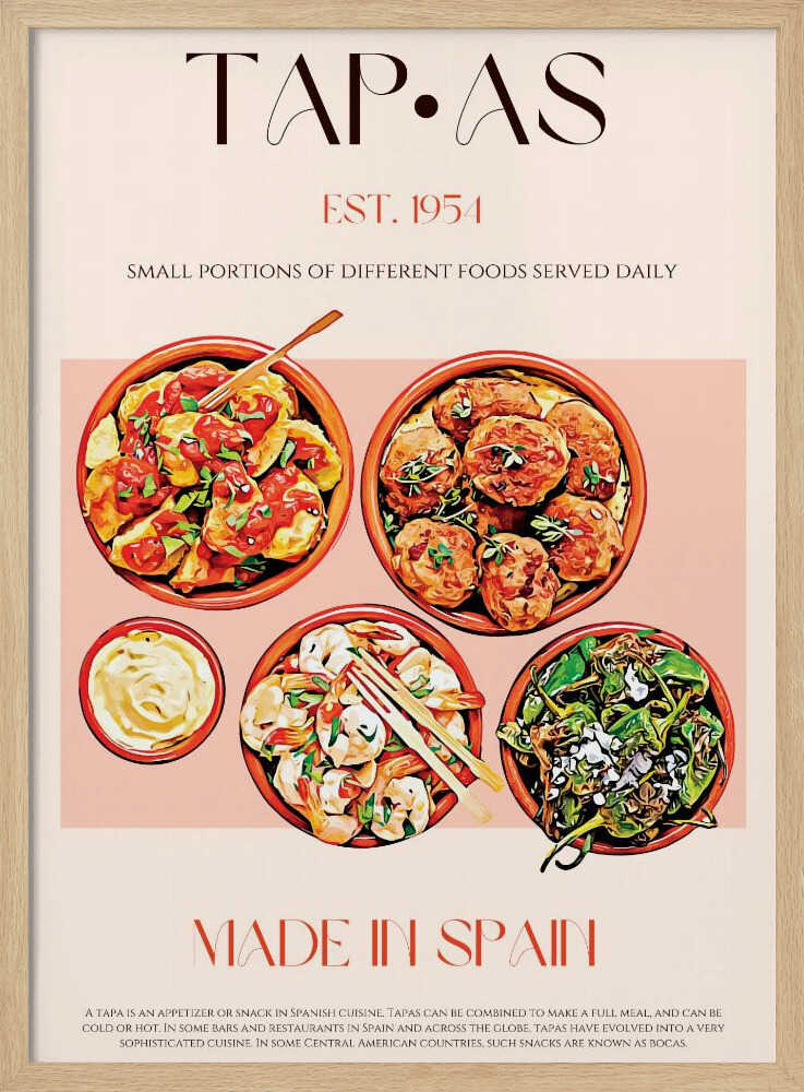 Flavorful Spanish Bites | Poster