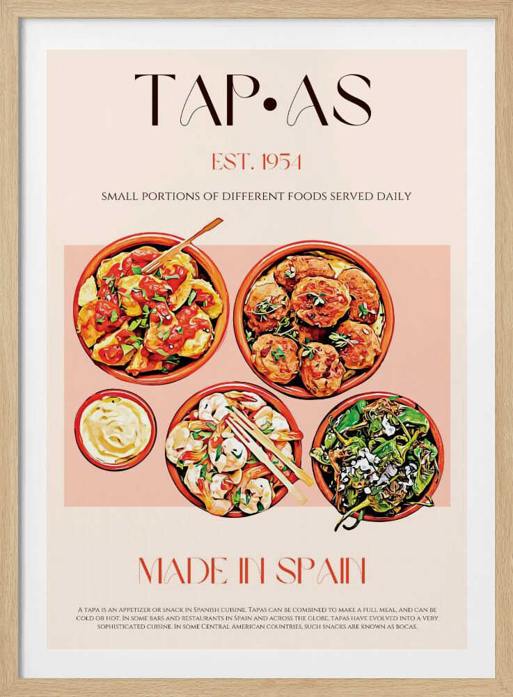 Flavorful Spanish Bites | Poster