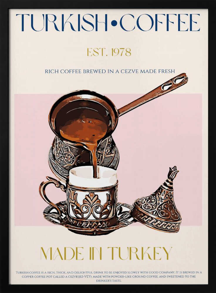 Türkischer Kaffee Druck | Poster