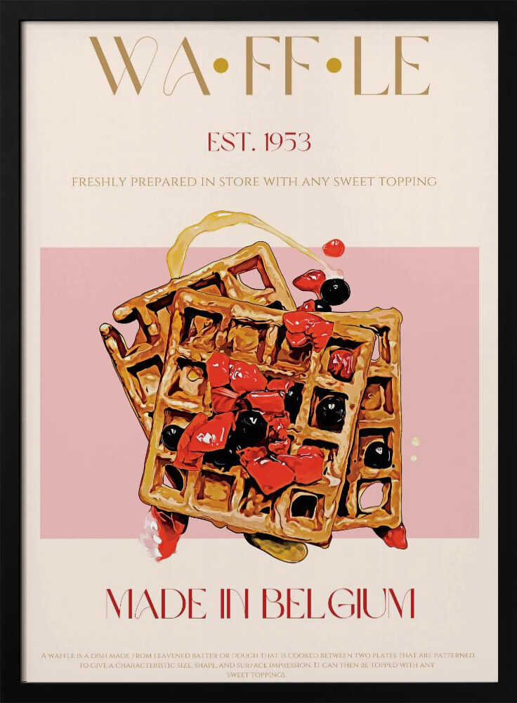Waffelmuster | Poster