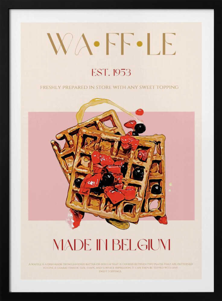 Waffelmuster | Poster