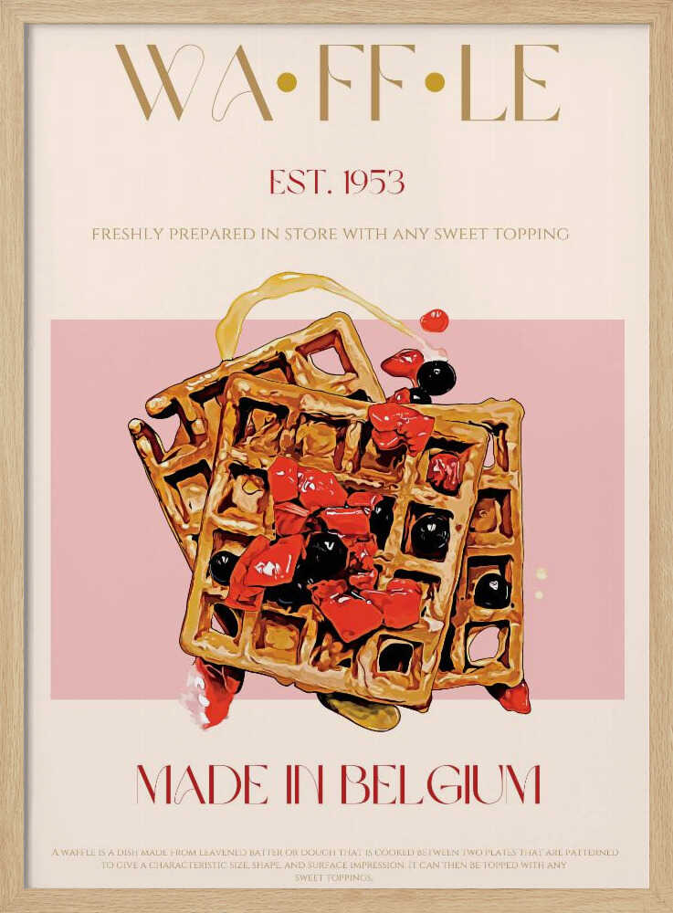 Waffelmuster | Poster