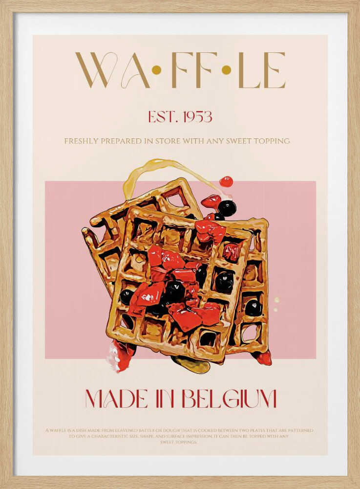 Waffelmuster | Poster