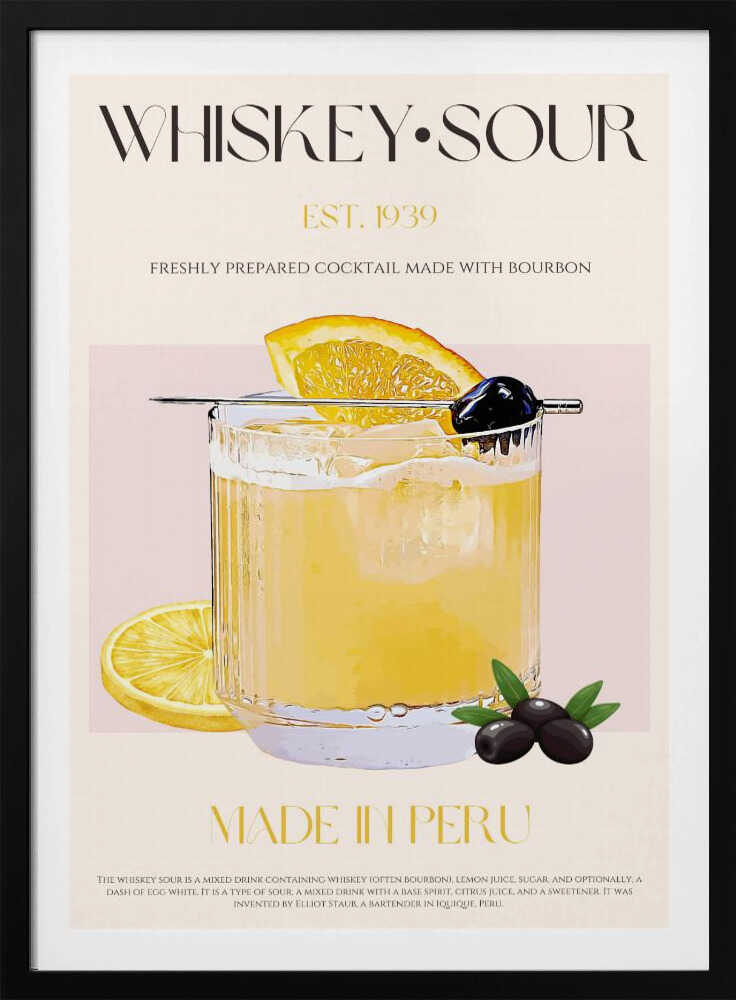 Peruanischer Whisky-Genuss | Poster