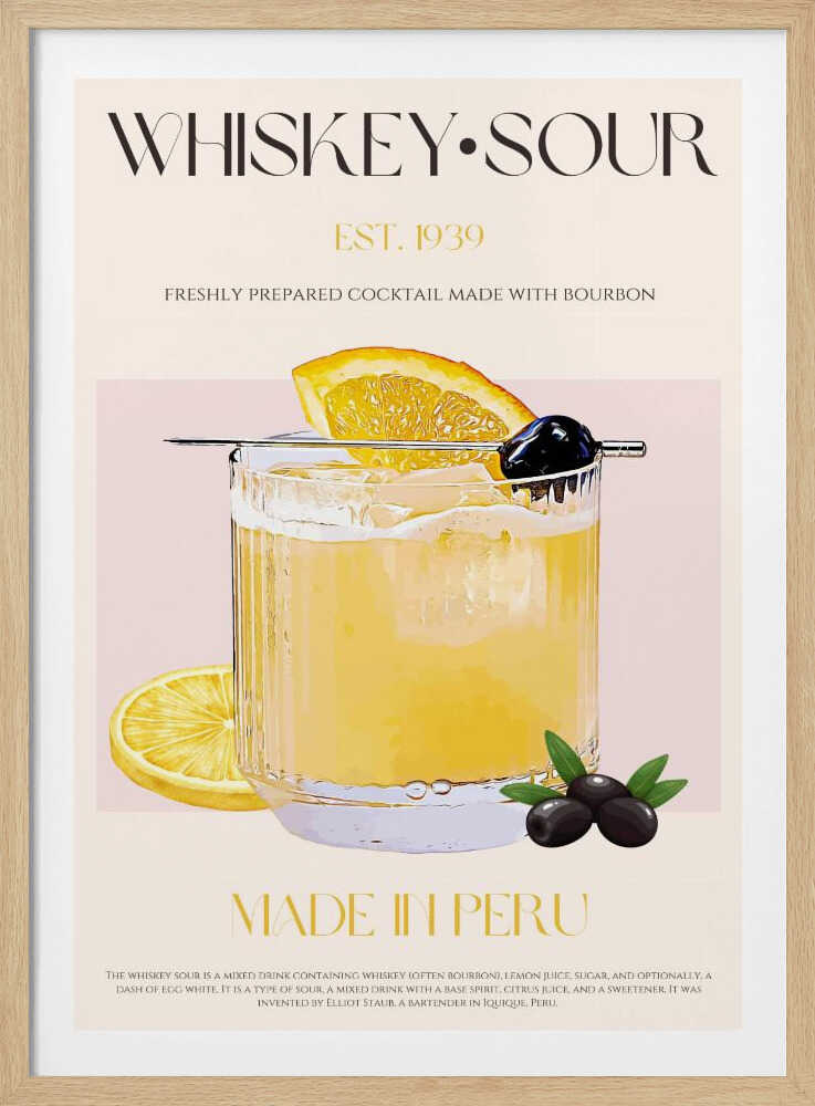 Peruanischer Whisky-Genuss | Poster