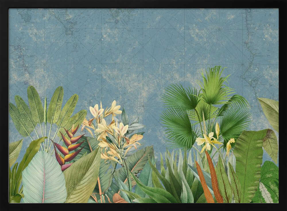 Tropical Vintage Landscape | Poster