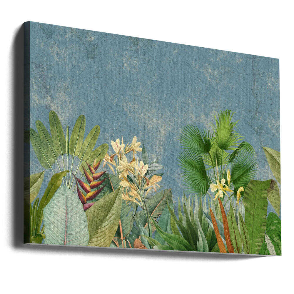Tropical Vintage Landscape | Canvas