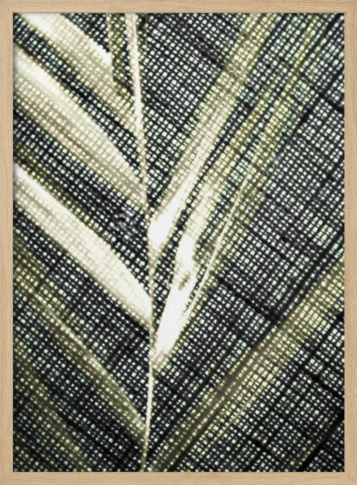 Lueur de tapisserie feuillue | Affiche