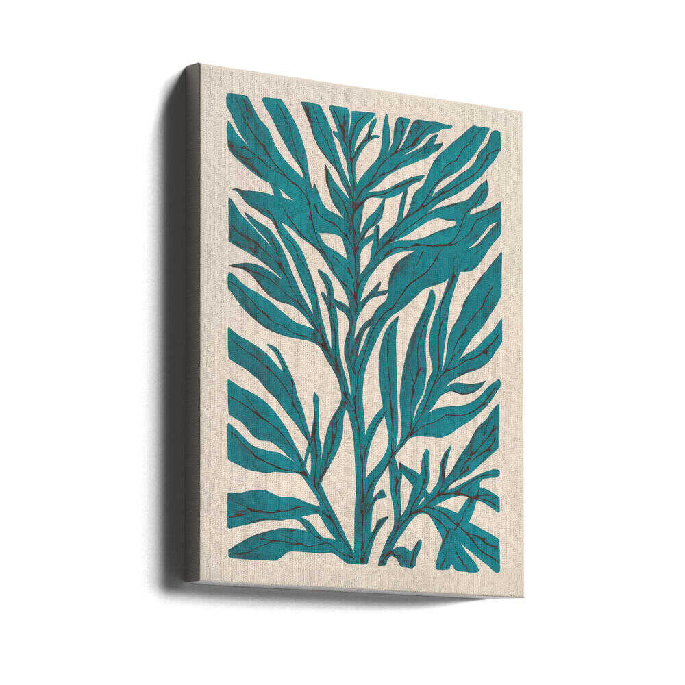 Der Ast mit Blättern | Leinwand