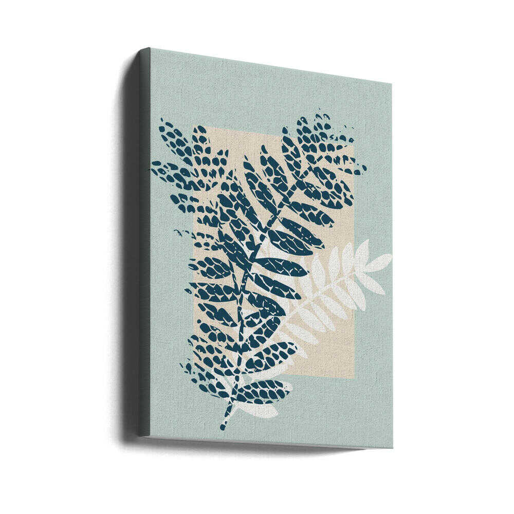 Blattige Eleganz | Leinwand
