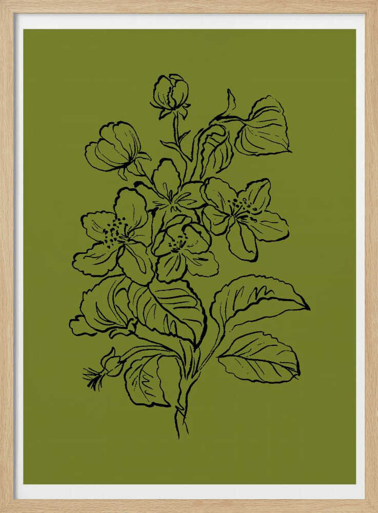 Élégance botanique | Affiche