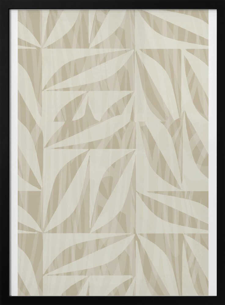 Dezentes botanisches Muster | Poster