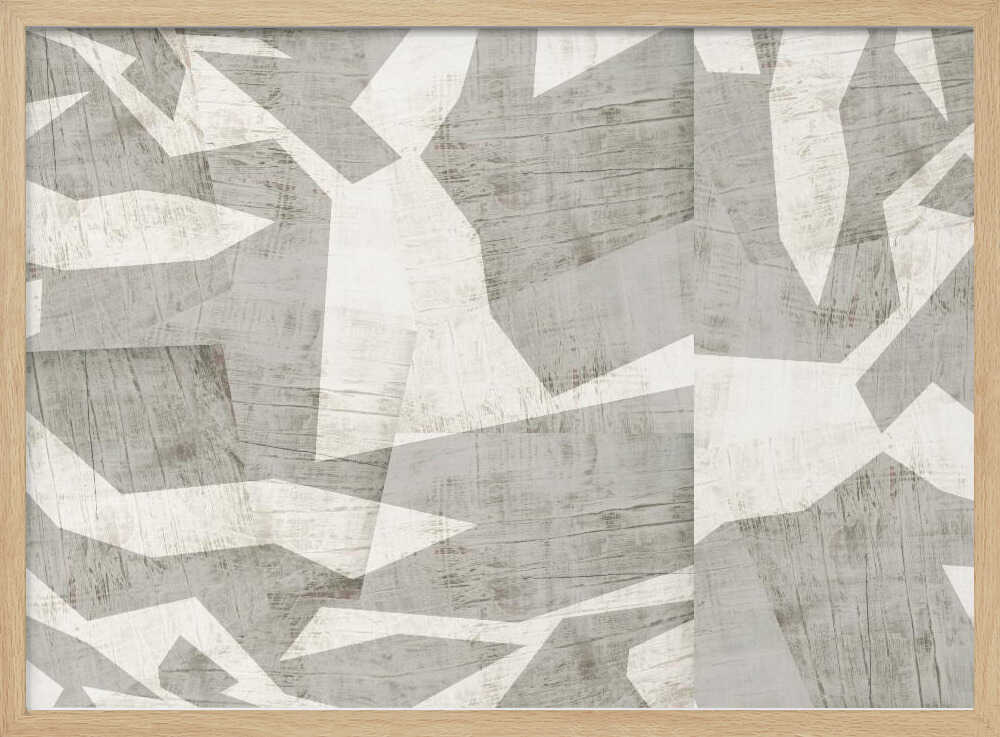 Geometric Patterns With A Textured | Poster