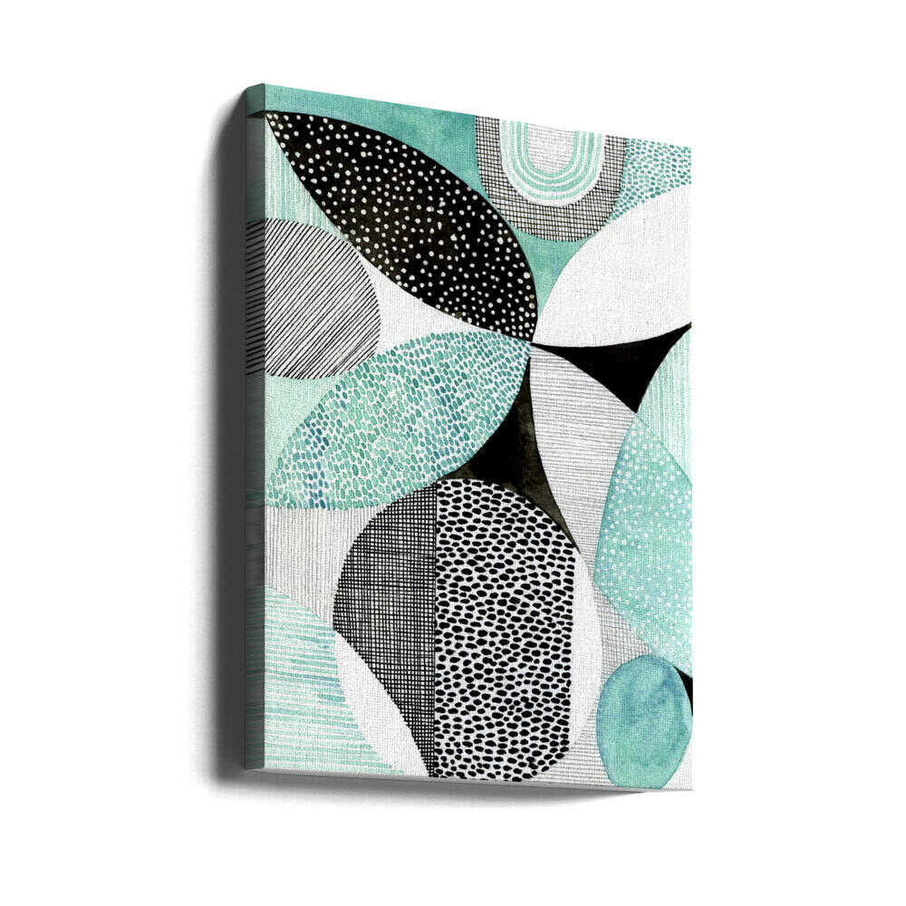 Geometrische Formen und filigrane Muster | Leinwand