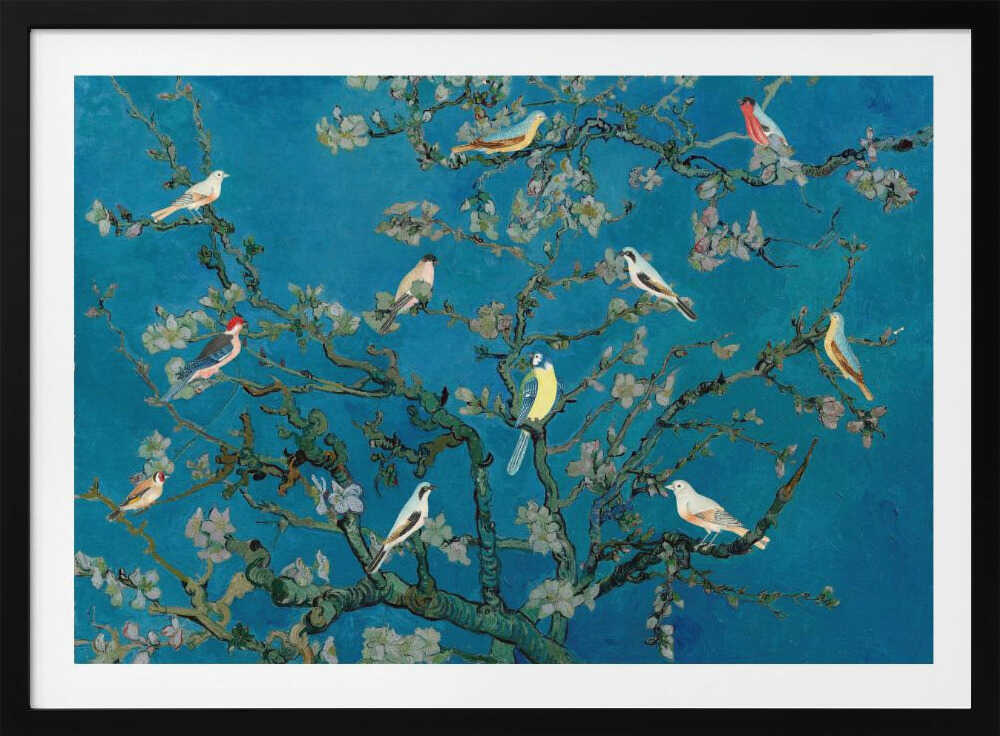Birds In the Almond Blossom | Poster
