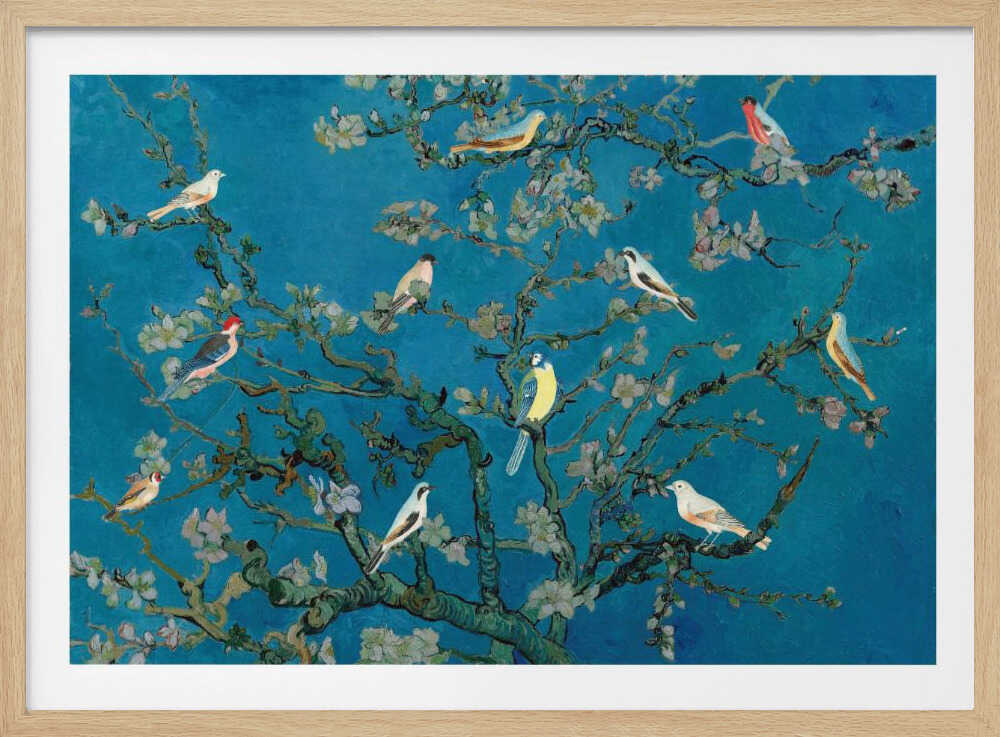 Birds In the Almond Blossom | Poster