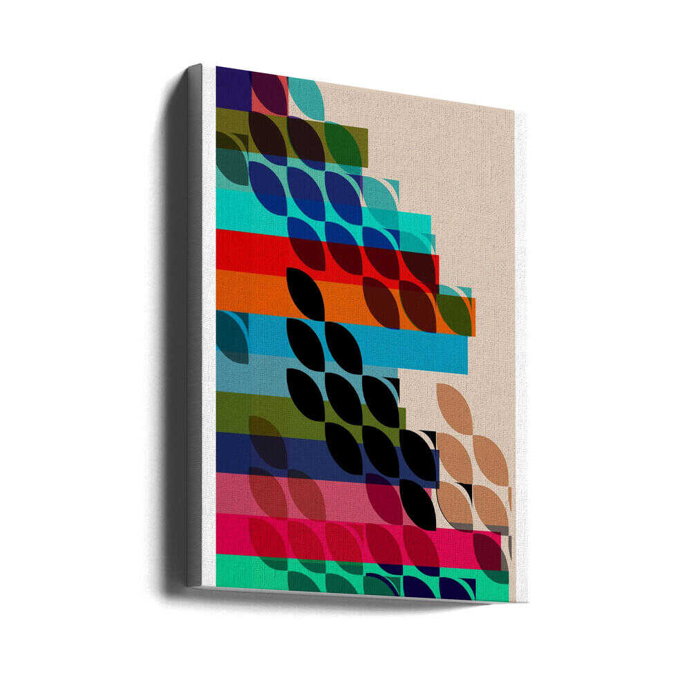 Geometrische Formen und leuchtende Farben | Leinwand