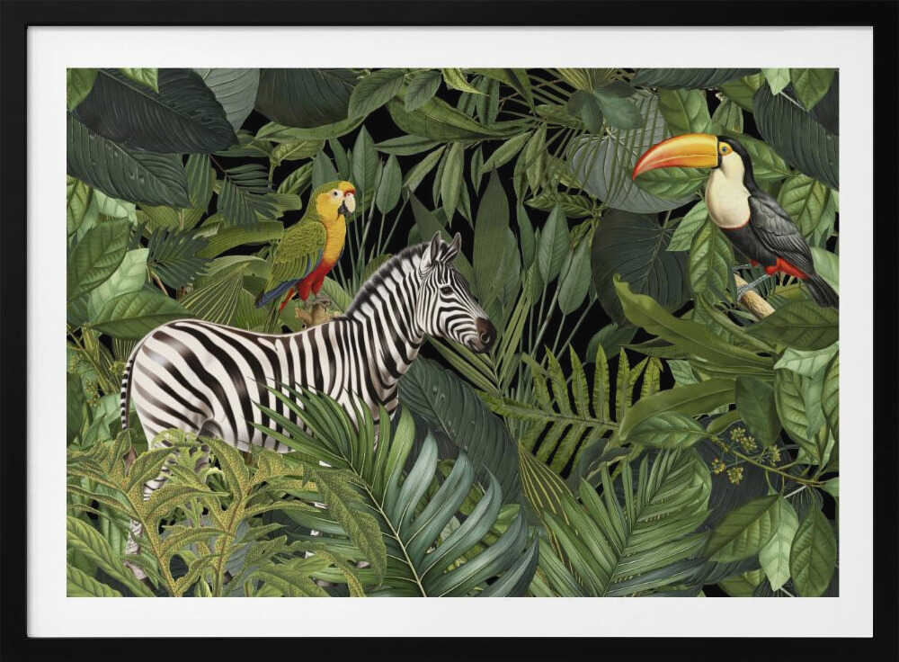 Zebra and Friends | Poster