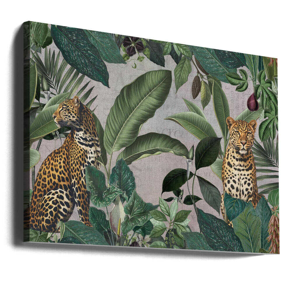 Wilder Geparden-Dschungel | Leinwand