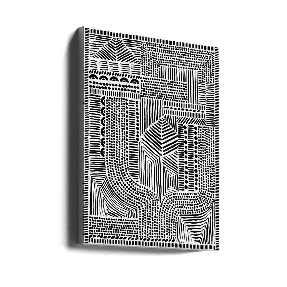 Abstraktes Stammesbild | Leinwand