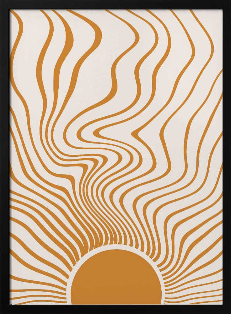 Lumière courbée | Affiche