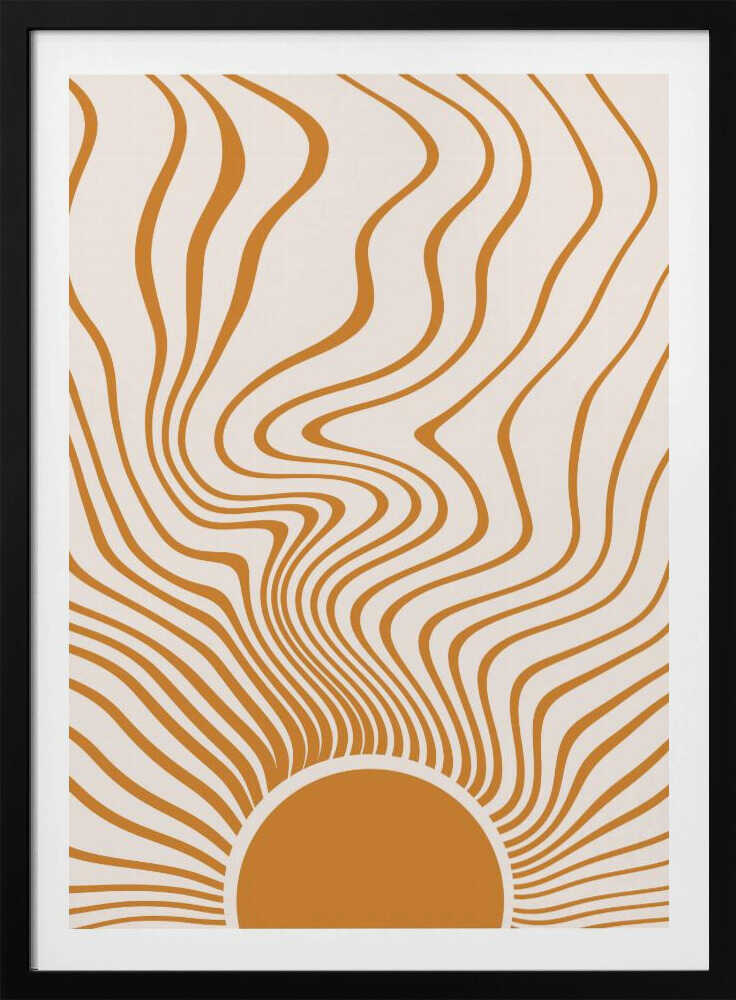 Lumière courbée | Affiche