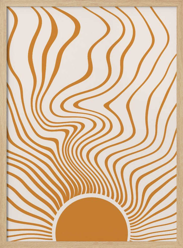 Lumière courbée | Affiche