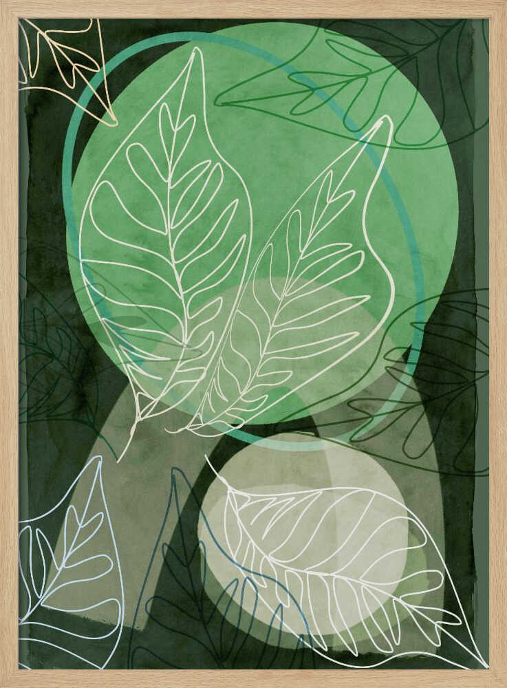 Mondlichtblätter | Poster