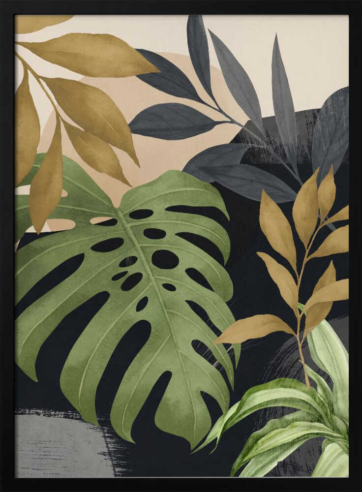 Blattreiche Schichten | Poster