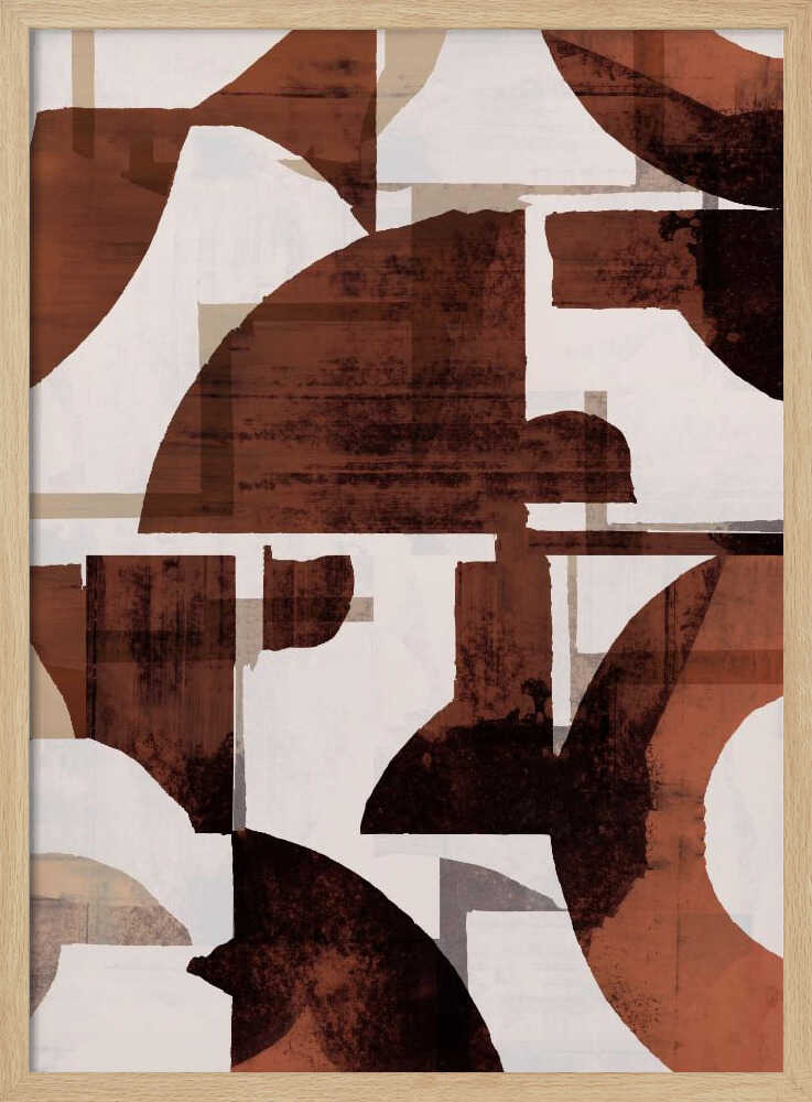 Abstrakter Rost &amp; Form | Poster