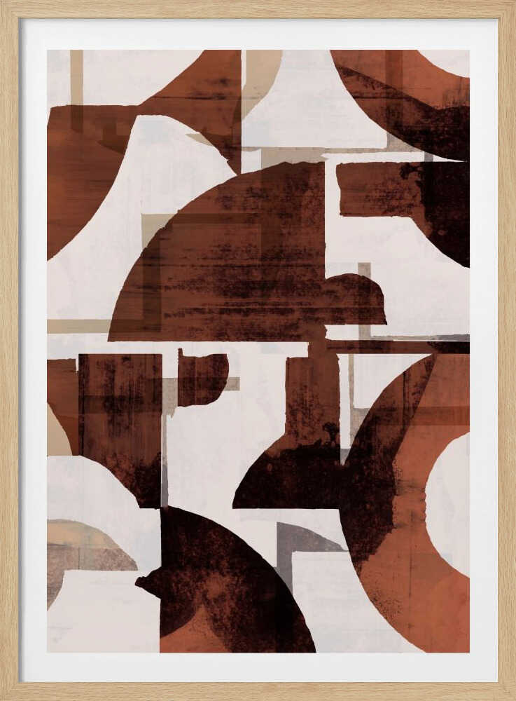 Abstrakter Rost &amp; Form | Poster