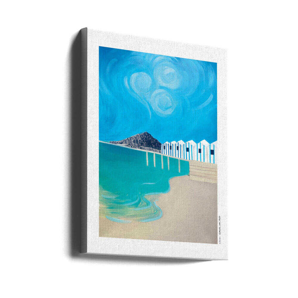 Amalfiküste, Neapel und Capri – Kunstdruck der italienischen Küste, 30x40 cm | Leinwand