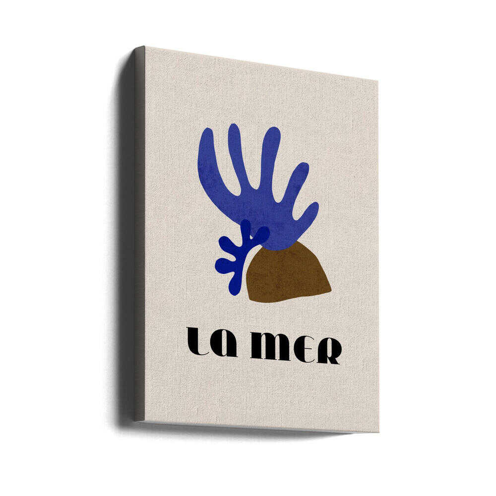 La Mer Affiche abstraite de l’océan n° 01 | Toile