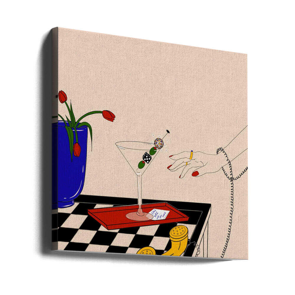 Ruf mich an | Leinwand