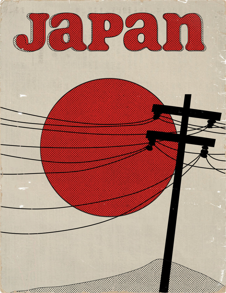 Retro Japan Travel Poster | Poster