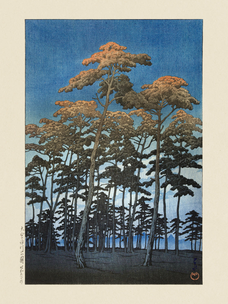 Hikawa Park In Omiya (1930) By Kawase Hasui and Watanabe Shozaburo | Poster