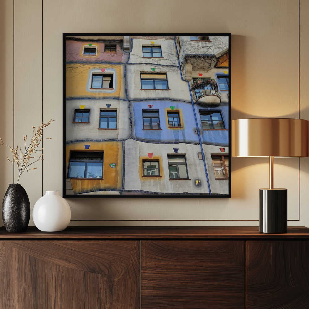 Windows of Hundertwasser | Wallpaper