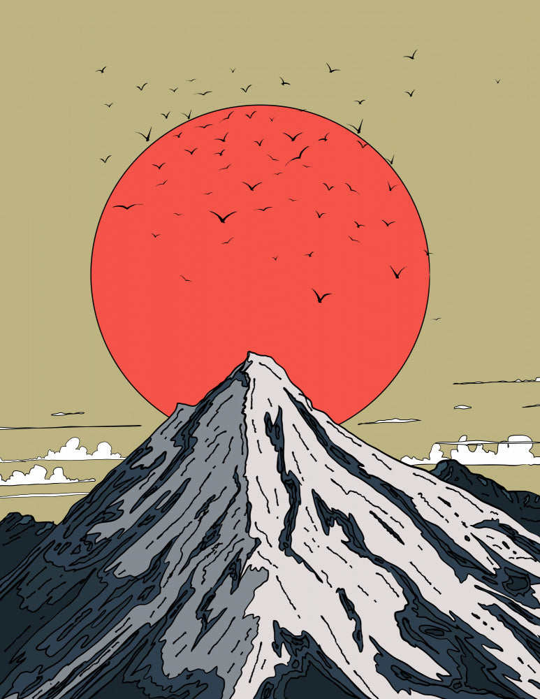 Snow Capped Mountain | Poster