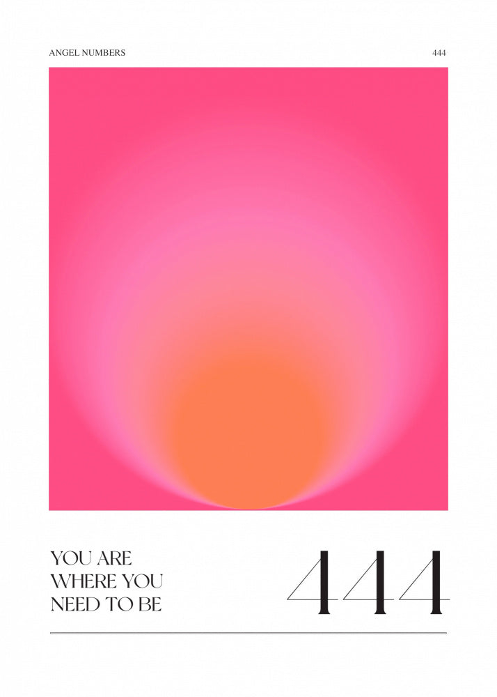 Gradient with Shades of Pink and Orange | Poster