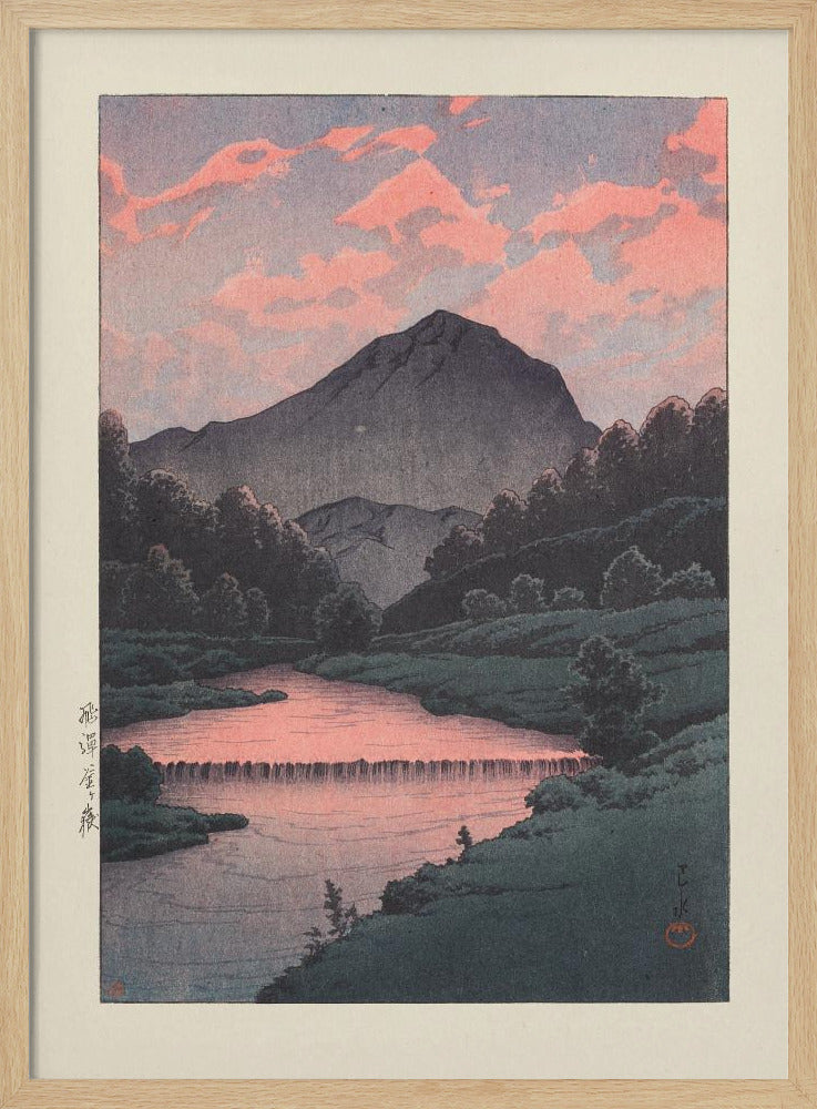 Hida Kamagadake (mount Kamaga, Hida) (1933) | Poster - Wood Frame Interior