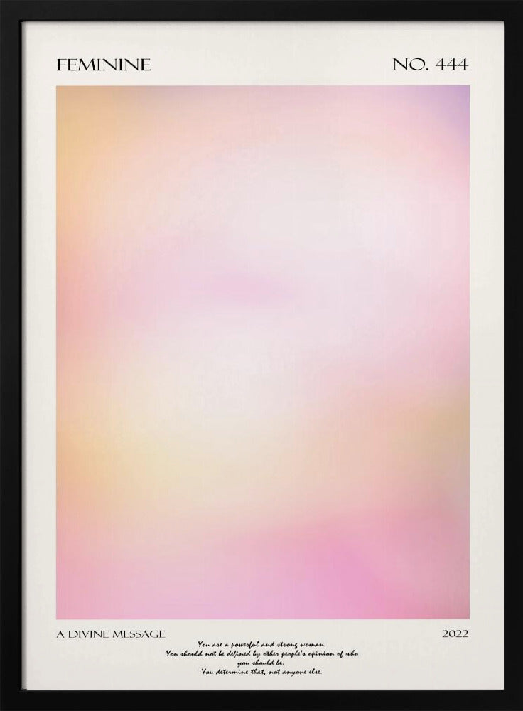 Feminie | Poster - Black Metal Frame Interior